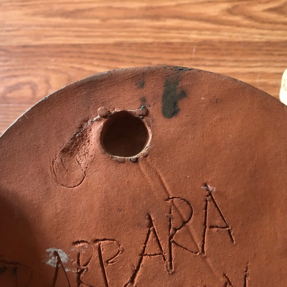 Set of 2 folk art faces - Picture 5 of 6